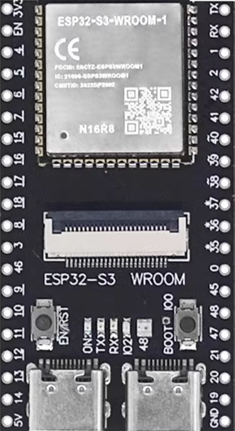 02073 ESP32-S3 WROOM 开发板正面